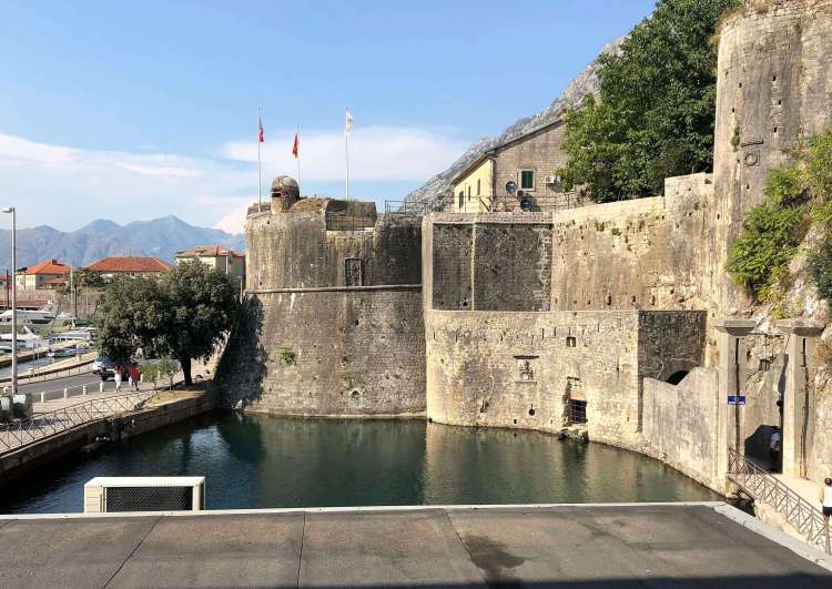 city walls of Kotor, Montenegro